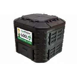 Modulinis komposteris 600l juodas g-comp Polikas