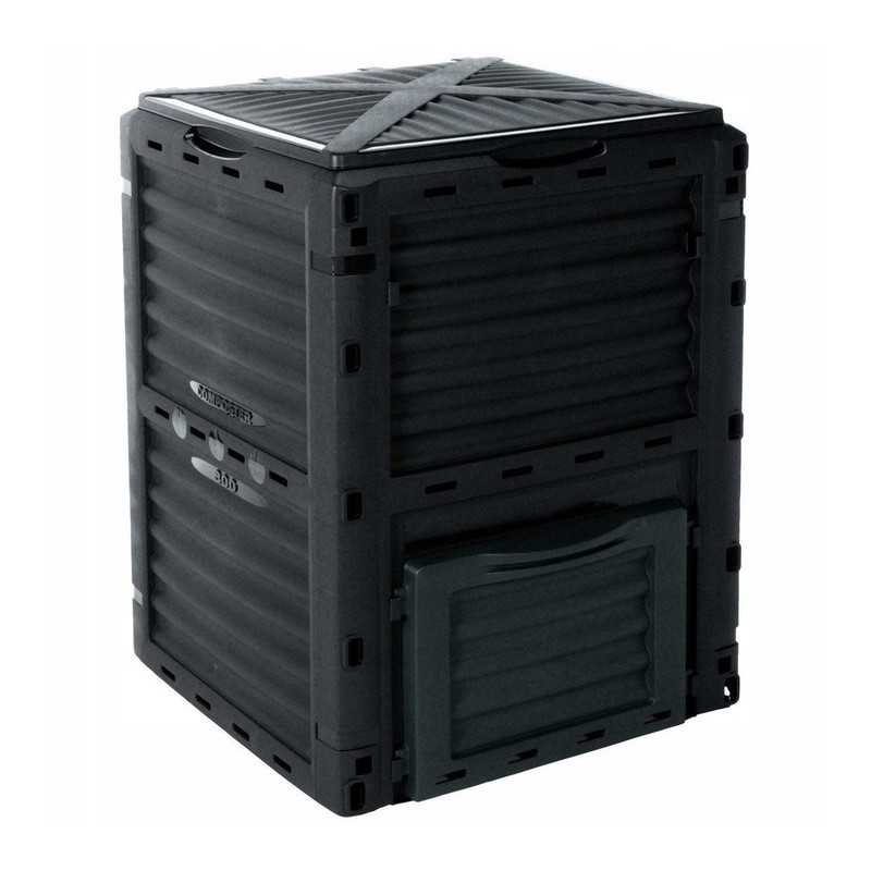 Didelis, tvirtas sodo komposteris 300 litrų komposto