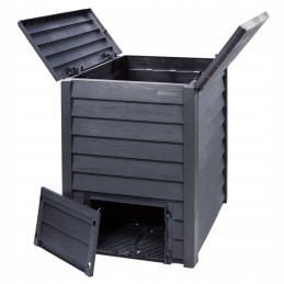 Premium termo-medinis sodo komposteris 600l