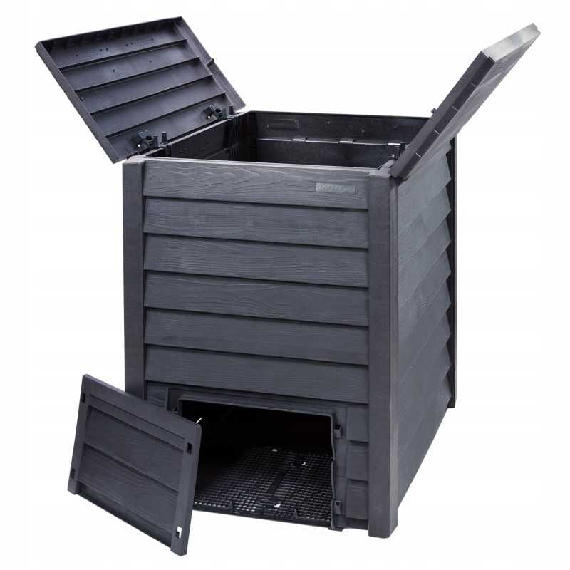 Premium termo-medinis sodo komposteris 600l