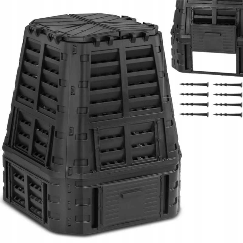 Sodo komposteris organinėms atliekoms 93 x 93 x 113 cm 740 l