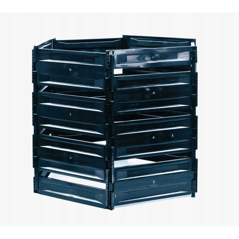 Sodo kamerinis komposteris ištisus metus pavasaris vasara žiema ruduo 1050 l