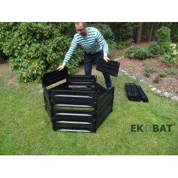 Sodo kamerinis komposteris ištisus metus pavasaris vasara žiema ruduo 1050 l