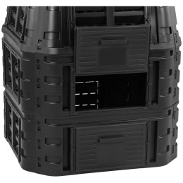 Sodo komposteris organinėms atliekoms 90 x 90 x 145 cm 1000 l