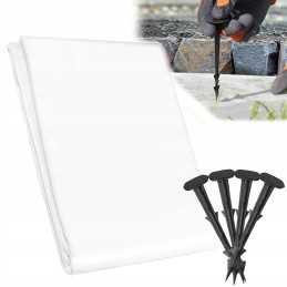 Agrotekstilė, agrotekstilė, tvirtas UV kilimėlis + kaiščiai