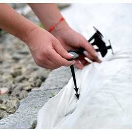 Agrotekstilė, agrotekstilė, tvirtas UV kilimėlis + kaiščiai