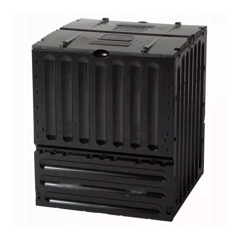 Eco-king sodo komposteris 600l, juodas, didelis, ilgaamžis