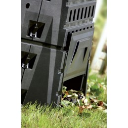 Biocompo vienos kameros komposteris, 900 l, miško žalias