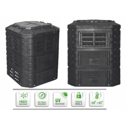 Modulinis komposteris, ištisus metus šalčiui atsparus komposteris, 860l