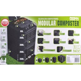 Modulinis komposteris, ištisus metus šalčiui atsparus komposteris, 860l
