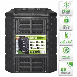 Modulinis komposteris, ištisus metus šalčiui atsparus komposteris, 860l