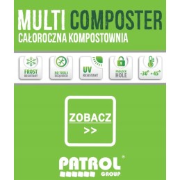 Modulinis komposteris, ištisus metus šalčiui atsparus komposteris, 860l