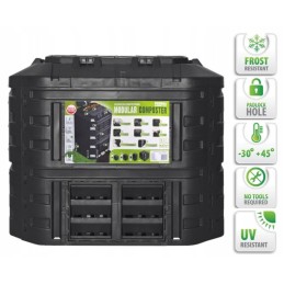 Modulinis komposteris, ištisus metus veikiantis ekologiškas kompostavimo įrenginys