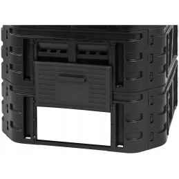 Modulinis komposteris sodui organinėms atliekoms 90 x 90 x 80 cm 600 l