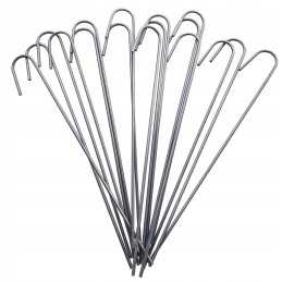 Metaliniai smeigtukai įvairių tipų agrotekstilei, agrotekstilei ir geotekstilei tvirtinti prie žemės, taip pat smeigtukai kurmių