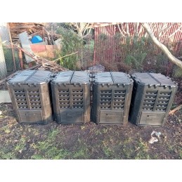 G-comp 740l juodas lenkiškas komposteris, atsparus šalčiui