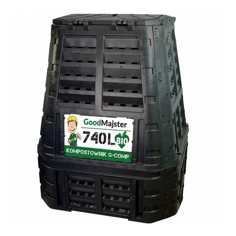 Modulinis komposteris 740l juodas g-comp Polish