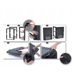 Prosperplast 2 kamerų juodas komposteris