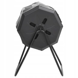 Vidaxl sodo komposteris juodas 73x64x95 cm 160 l 152232