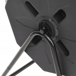 Vidaxl sodo komposteris juodas 73x64x95 cm 160 l 152232