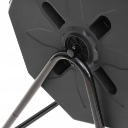 Vidaxl sodo komposteris juodas 73x64x95 cm 160 l 152232