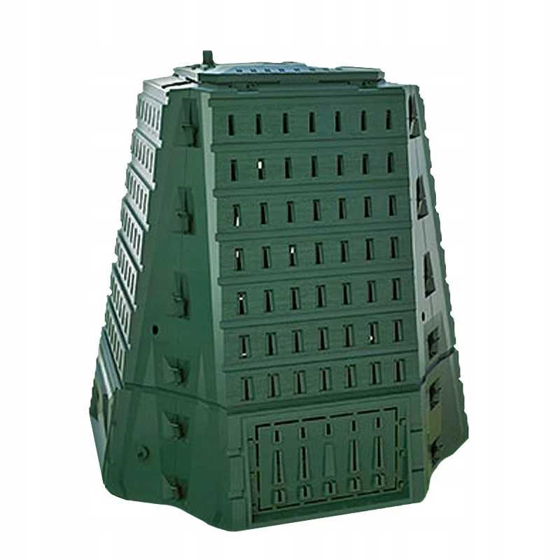 Biokomposteris 900 l, miško žalias