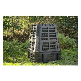 Plastikinis sodo komposteris, juodas, 740 l