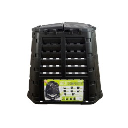 Plastikinis sodo komposteris, juodas, 480 l