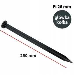 50 x inkaras 25 cm agrotekstilei agrotekstilės kaiščio vinis apvadui
