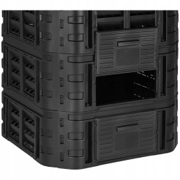 Modulinis komposteris sodui organinėms atliekoms 90 x 90 x 145 cm 1120 l