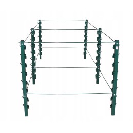 Komposteris, metalinis ir medinis karkasas, 2 5 m3