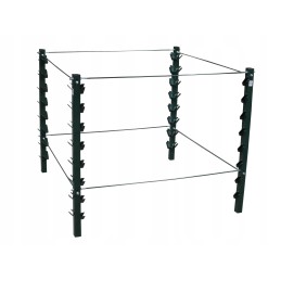 Metalinis ir medinis komposteris 1 3 m3, tik rėmas