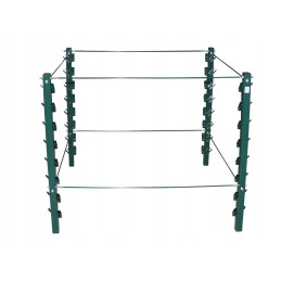 Metalinis ir medinis komposteris 1 3 m3, tik rėmas