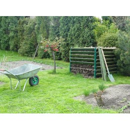 Metalinis ir medinis komposteris 1 3 m3, tik rėmas