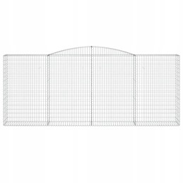 Arched Gabion Basket 400x50x160/180cm Galvanized Iron