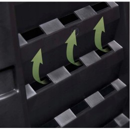 Didelis sodo komposteris, 1000l, nauji variantai