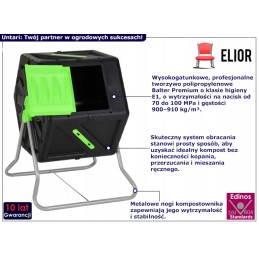 Jei norite, kad jūsų vieta Žemėje būtų ir ekologiška, ir stilinga, Untari 5x komposteris iš Elior yra puikus pasirinkimas. yra i