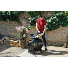 Hozelock 100l rotacinės kameros komposteris 2in1