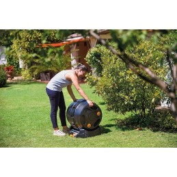 Hozelock 100l rotacinės kameros komposteris 2in1