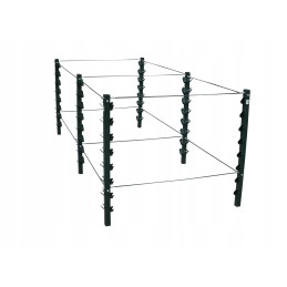 Komposteris, metalinis ir medinis karkasas, 2 5 m3