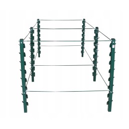 Komposteris, metalinis ir medinis karkasas, 2 5 m3