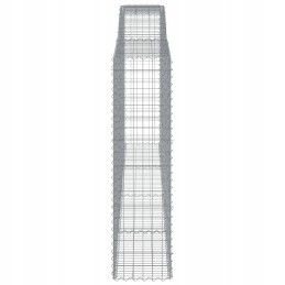 Vidaxl kaarekujuline gabioonkorv 400x50x180 200 cm galvaniseeritud raud