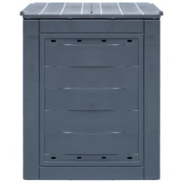 Sodo komposteriai 3 vnt, pilki 60x60x73 cm, 780 l