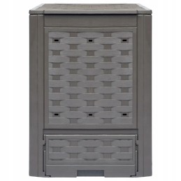 komposto dėžės 2 vnt 60x60x83 cm 600 l rotango