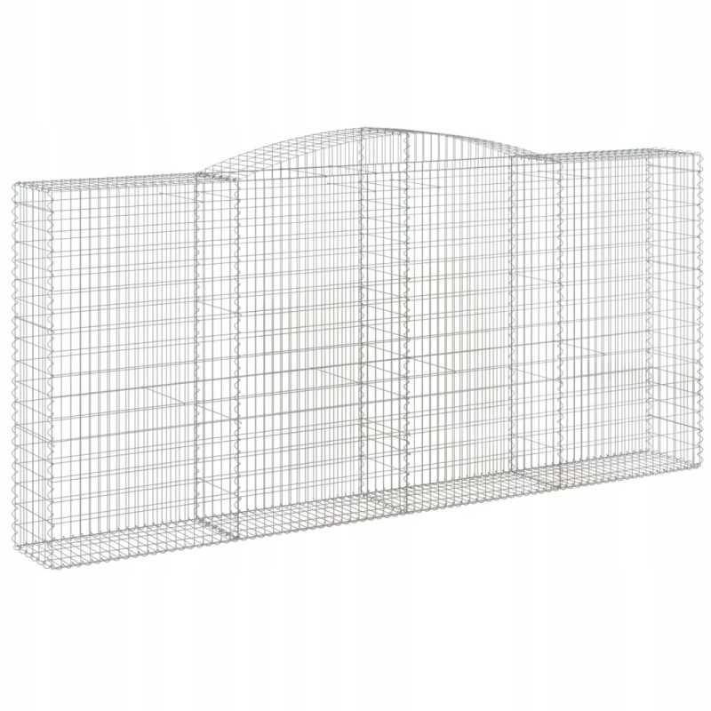 Kaarjas gabioonkorv 400x50x180/200 cm, tsingitud raud