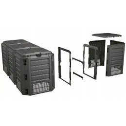 Modulis compogreen 1200 l juodas komposteris