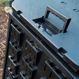 Juodas komposteris 400 l 6071480 lumarko