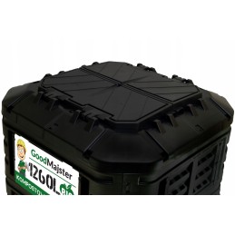 Modulinis komposteris 1260l juodas g-comp Polish