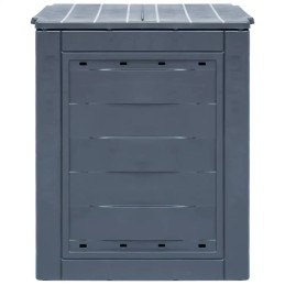 Vidaxl sodo komposteriai 3 vnt pilki 60x60x73 cm 780 l