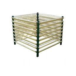 Metalinis ir medinis komposteris 1 3 m3, tik rėmas